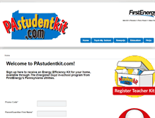 Tablet Screenshot of pastudentkit.com